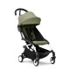Stokke YoYo³ Σκελετός Καροτσιού White Με Υφάσματα Για Τη Θέση 6+ Μηνών Olive