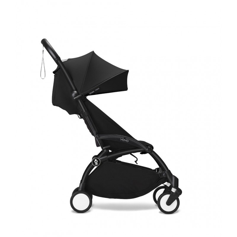 Stokke YoYo³ Σκελετός Καροτσιού Black Με Υφάσματα Για Τη Θέση 6+ Μηνών Black