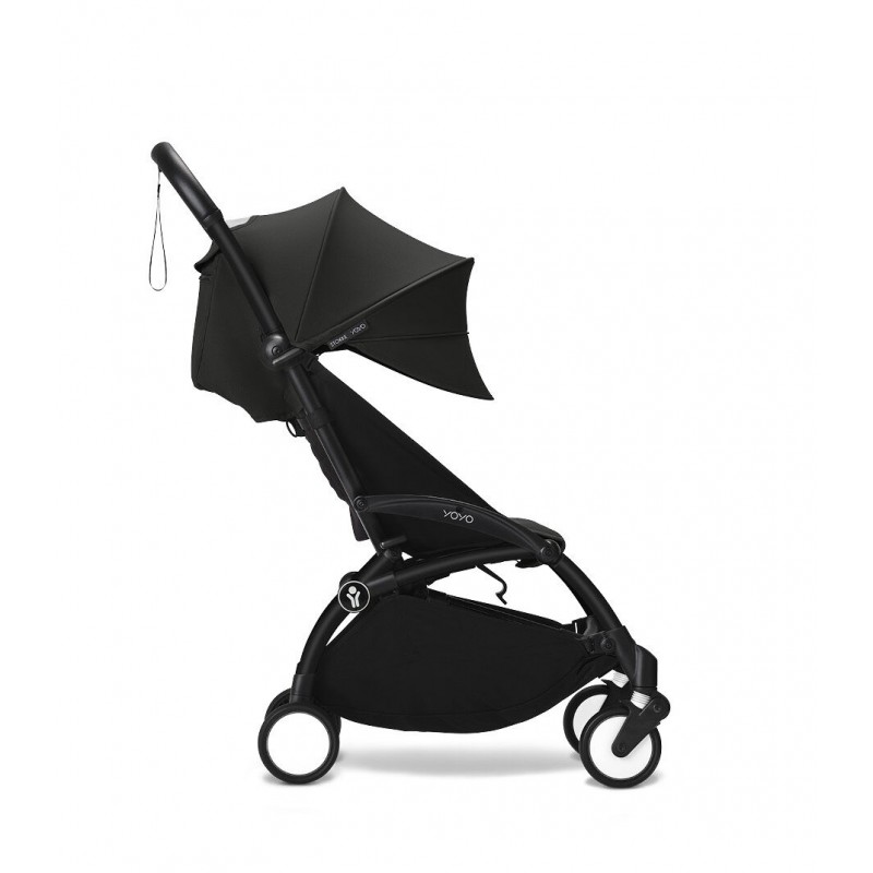 Stokke YoYo³ Σκελετός Καροτσιού Black Με Υφάσματα Για Τη Θέση 6+ Μηνών Black