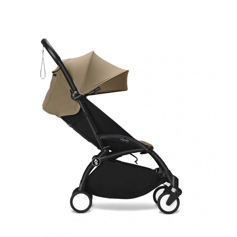 Stokke YoYo³ Σκελετός Καροτσιού Black Με Υφάσματα Για Τη Θέση 6+ Μηνών Toffee