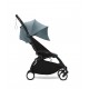 Stokke YoYo³ Σκελετός Καροτσιού Black Με Υφάσματα Για Τη Θέση 6+ Μηνών Aqua