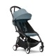 Stokke YoYo³ Σκελετός Καροτσιού Black Με Υφάσματα Για Τη Θέση 6+ Μηνών Aqua