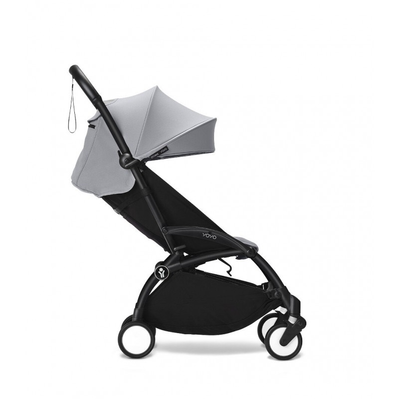 Stokke YoYo³ Σκελετός Καροτσιού Black Με Υφάσματα Για Τη Θέση 6+ Μηνών Stone