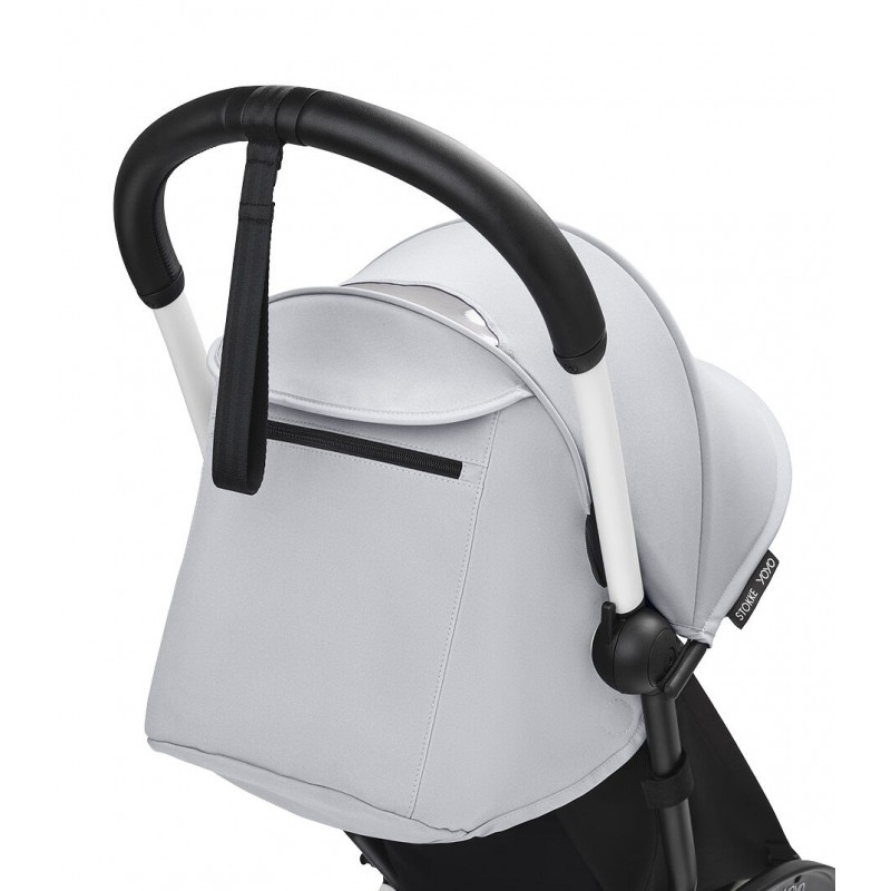 Stokke YoYo³ Σκελετός Καροτσιού White Με Υφάσματα Για Τη Θέση 6+ Μηνών Stone