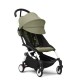 Stokke YoYo³ Σκελετός Καροτσιού Black Με Υφάσματα Για Τη Θέση 6+ Μηνών Olive