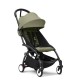 Stokke YoYo³ Σκελετός Καροτσιού Black Με Υφάσματα Για Τη Θέση 6+ Μηνών Olive