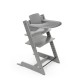 Stokke Tripp Trapp Bundle Καρέκλα Με Baby Set² Και Tray Δίσκο Storm Grey