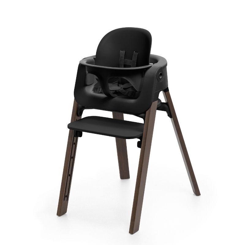 Stokke Steps Κάθισμα Φαγητού Black / Warm Brown