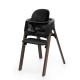 Stokke Steps Κάθισμα Φαγητού Black / Warm Brown