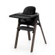 Stokke Steps Κάθισμα Φαγητού Black / Warm Brown