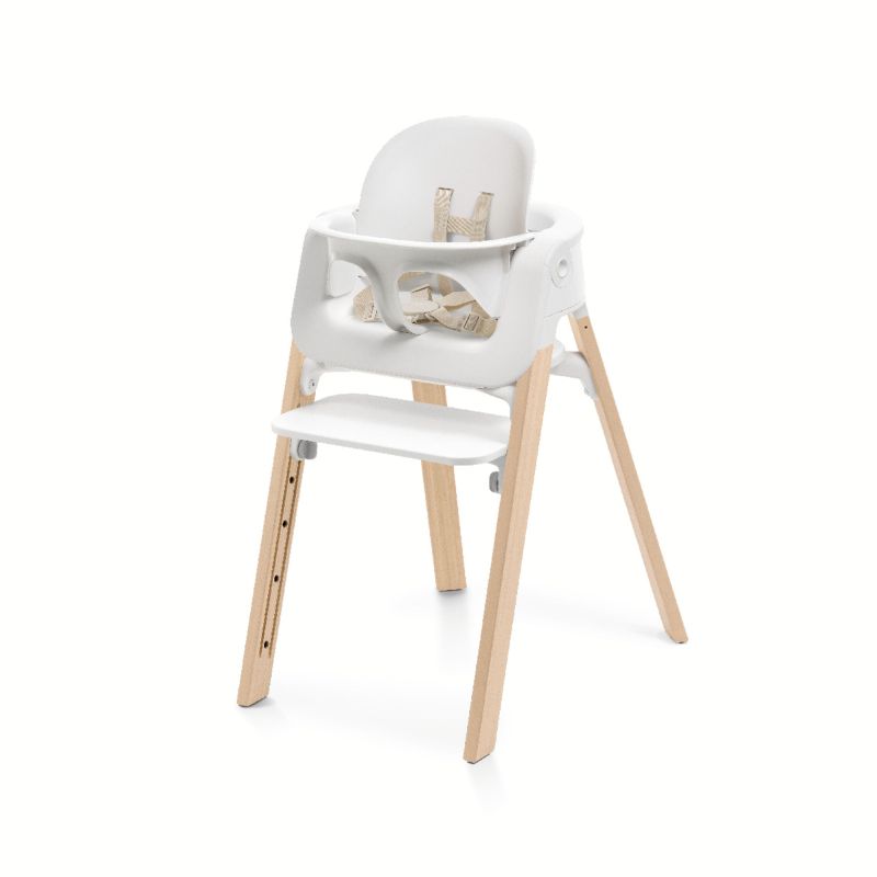 Stokke Steps Κάθισμα Φαγητού White Natural