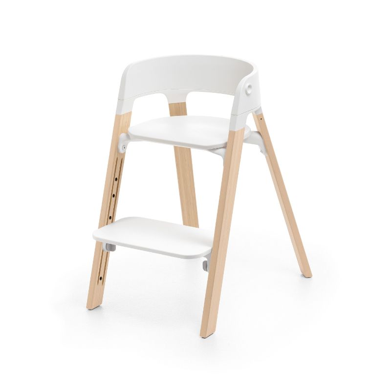 Stokke Steps Κάθισμα Φαγητού White Natural