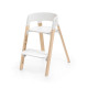 Stokke Steps Κάθισμα Φαγητού White Natural