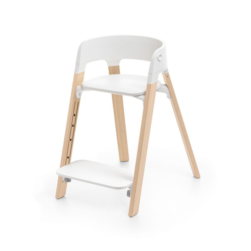 Stokke Steps Κάθισμα Φαγητού White Natural