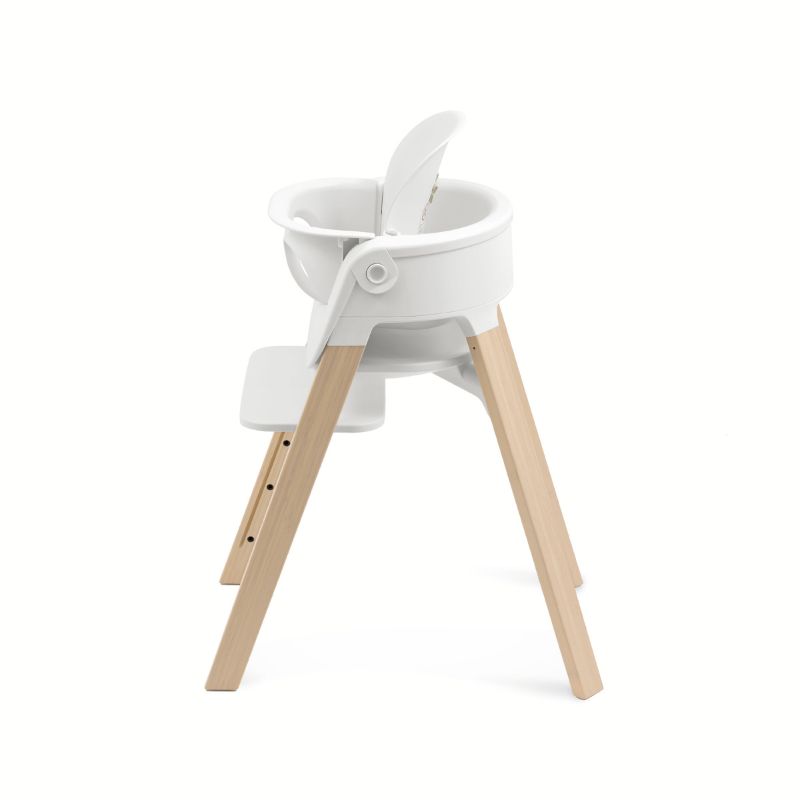 Stokke Steps Κάθισμα Φαγητού White Natural