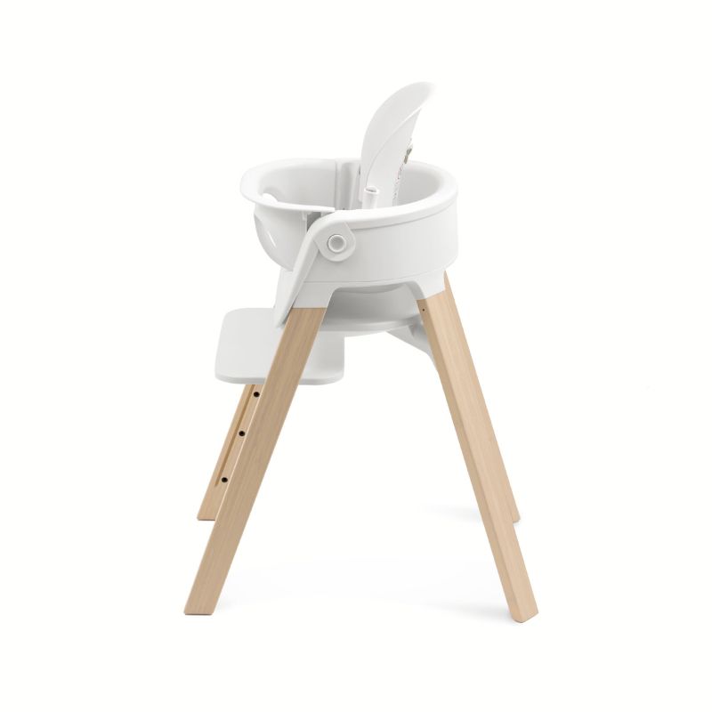 Stokke Steps Κάθισμα Φαγητού White Natural