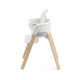 Stokke Steps Κάθισμα Φαγητού White Natural