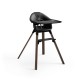 Stokke Clikk Bamboo Κάθισμα Φαγητού Black / Warm Brown