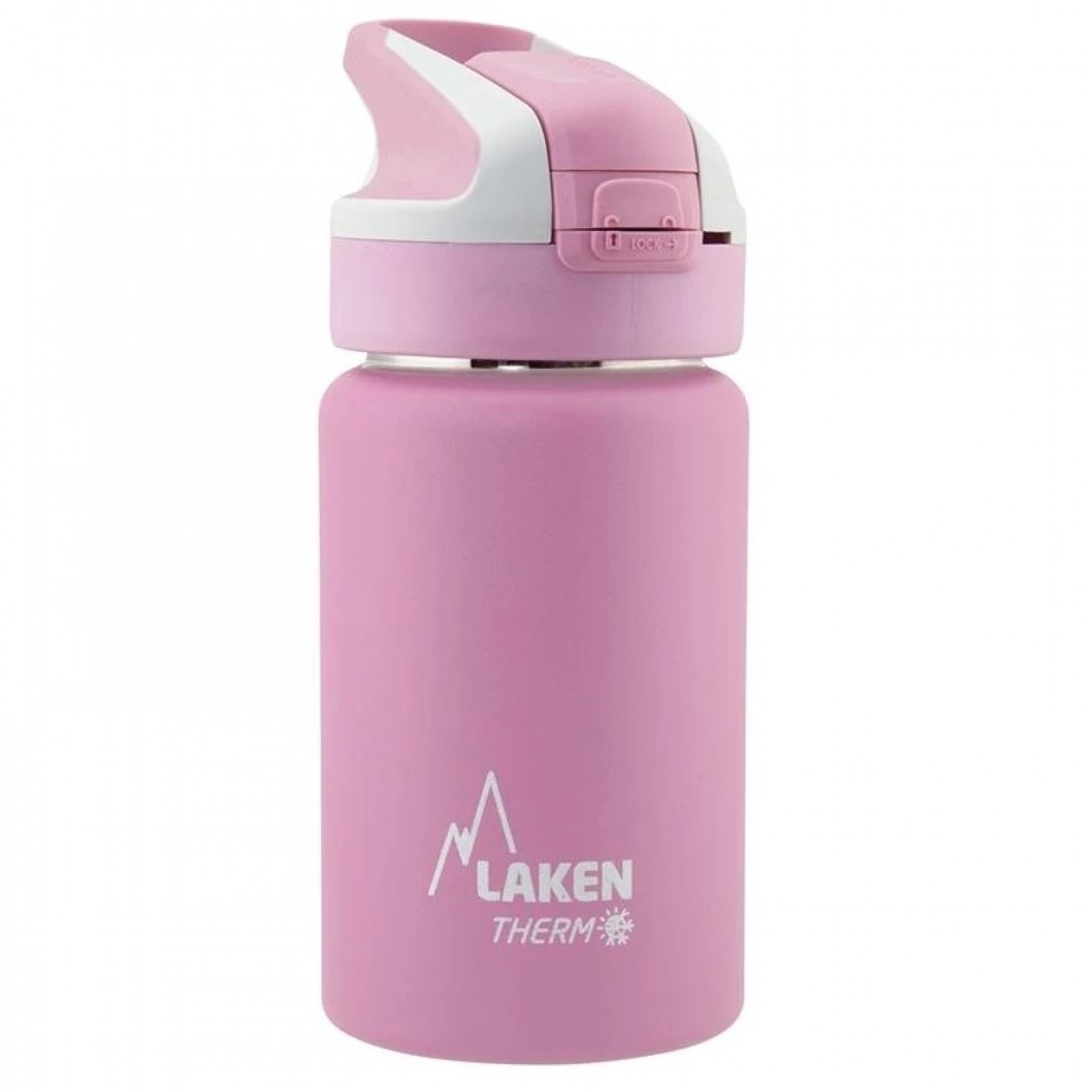 Laken Θερμός με Πώμα Summit Ροζ 350ml 