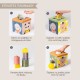 Taf Toys Βρεφικό Παιχνίδι Κύβος Για 6+ Μηνών Play & Discover
