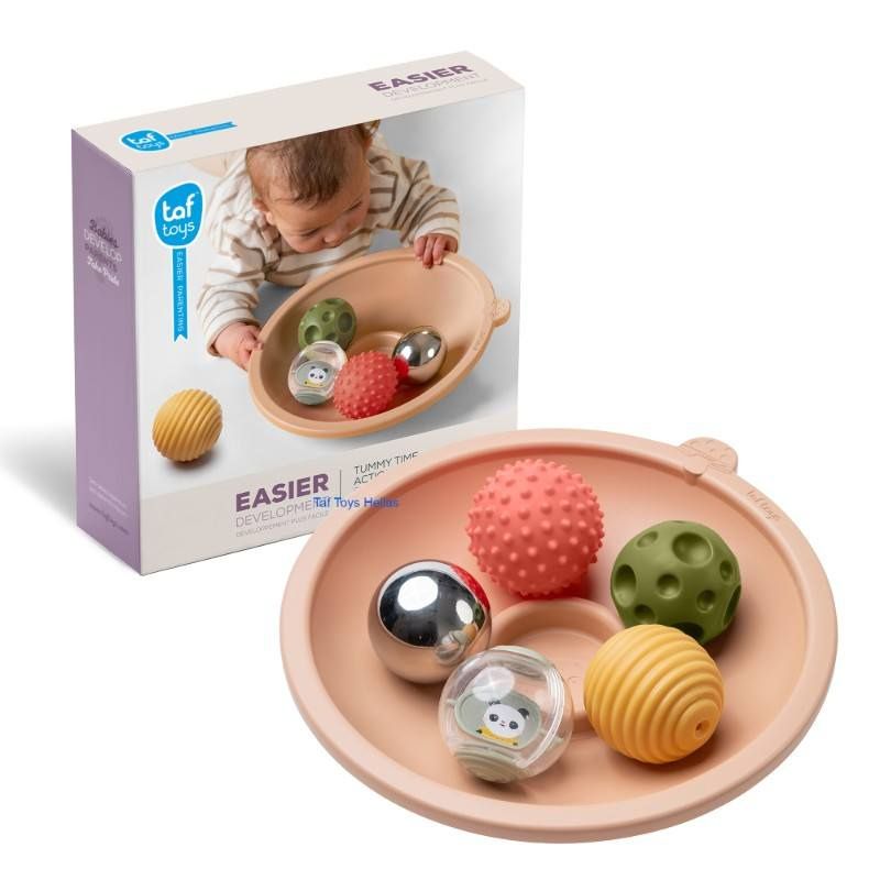 Taf Toys Δίσκος Με Πολυαισθητηριακές Μπάλες Tummy Time Action Tray