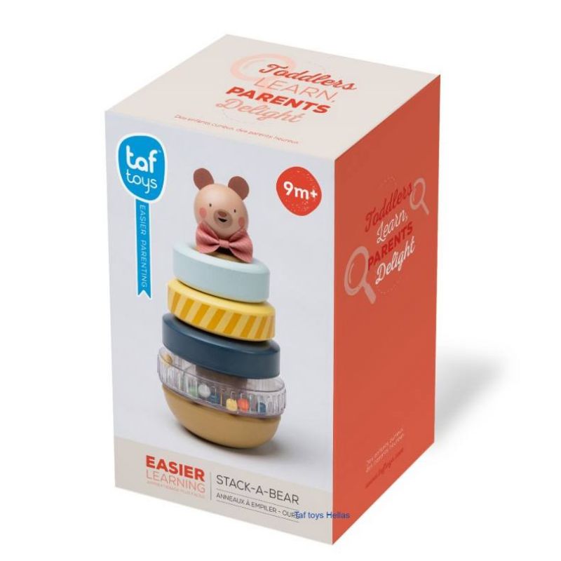 Taf Toys Βρεφικό Παιχνίδι Στοίβαξης Για 9+ Μηνών Stack-a-Bear