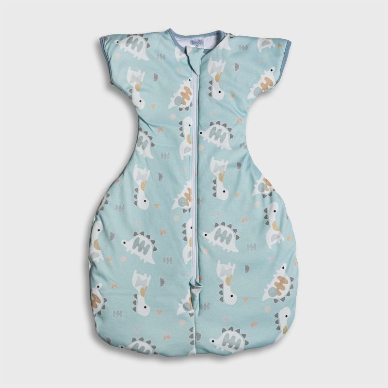 Tender Swaddle-Arms Up Transition Υπνόσακος 2.5 Tog Dino Light Blue