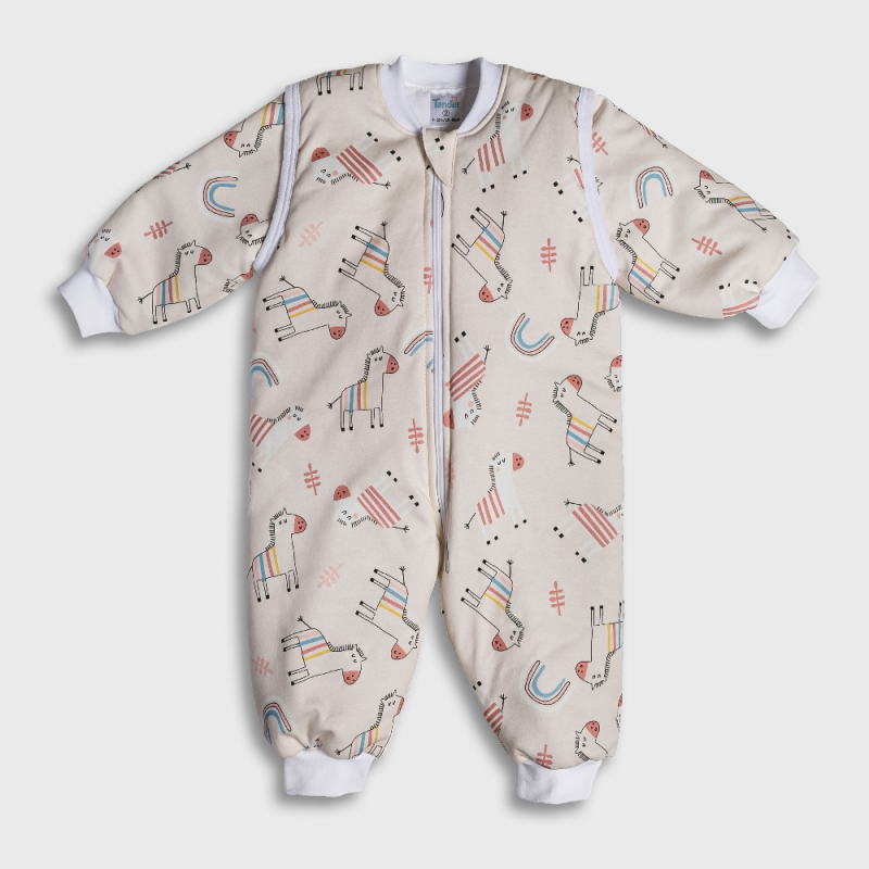 Tender Eco Classic Υπνόσακος με Πόδια 2.5 Tog zebra εκρού