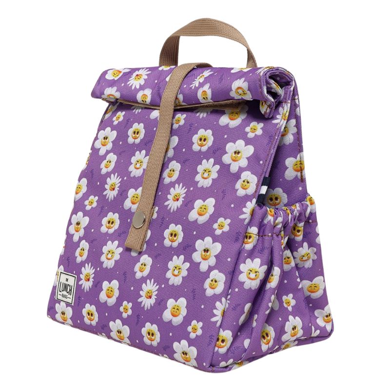 The LunchBags Original Kids Ισοθερμική Τσάντα 5L Daisy Με Beige Χερούλια