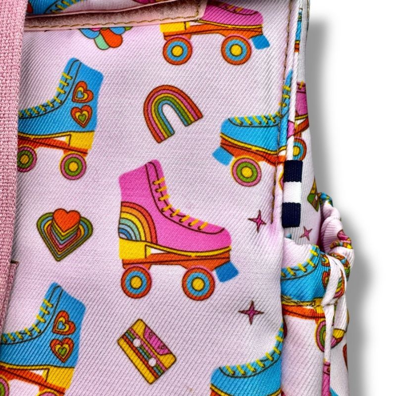 The Lunchbags The Original Kids Τσάντα Φαγητού 5L Rollers with Pink Strap