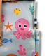 The Lunchbags The Original Kids Τσάντα Φαγητού 5L Octopus with Brown Strap