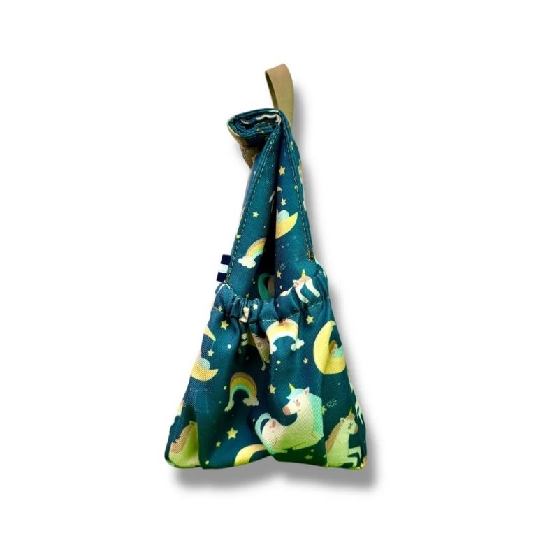 The Lunchbags The Original Kids Τσάντα Φαγητού 8L Unicorn With Brown Strap