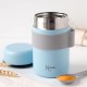 Kiokids Θερμός Φαγητού Με Κουταλάκι 500ml Blue