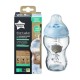 Tommee Tippee Γυάλινο μπιμπερό 250ml (1) - μικρή ροή-μπλε με σχέδιο