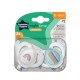 Tommee Tippee NightTime Σετ Ορθοδοντικές Σιλικονούχες Πιπίλες 2 τμχ Για 6-18 Μηνών Σε Διάφορα Σχέδια