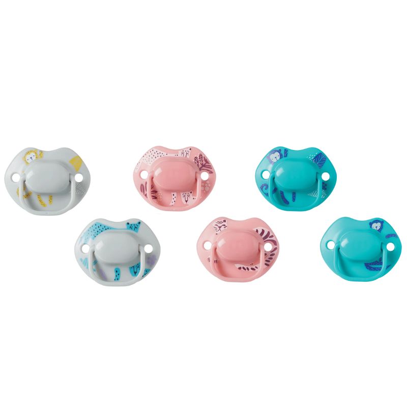 Tommee Tippee Moda Midnight Jungle Σετ Σιλικονούχες Πιπίλες 2 τμχ Για 0-6 Μηνών Σε Διάφορα Χρώματα
