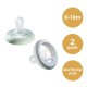 Tommee Tippee Breastlike Σετ Σιλικονούχες Πιπίλες Για 6-18 Μηνών