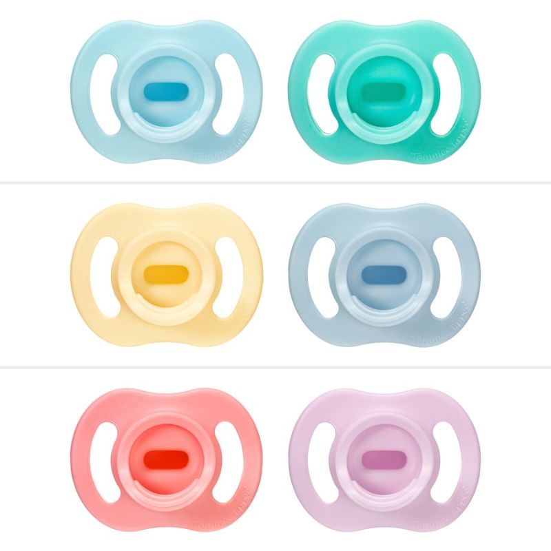 Tommee Tippee Ultra Light Σετ Σιλικονούχες Πιπίλες 2 τμχ Για 0-6 Μηνών Σε Διάφορα Χρώματα