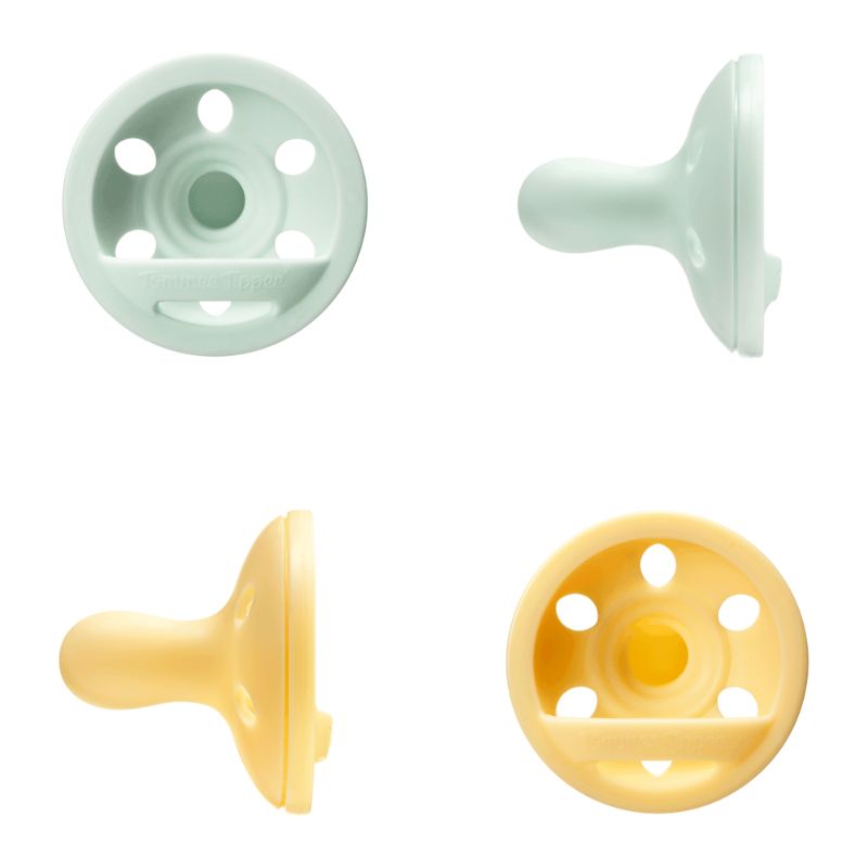 Tommee Tippe Breast Like Σετ Σιλικονούχες Πιπίλες 2 τμχ Για 0-6 Μηνών