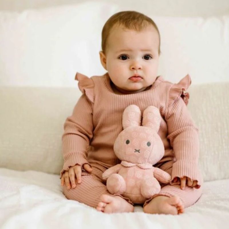 Miffy Λούτρινο Βελουτέ 20cm Pink Flower