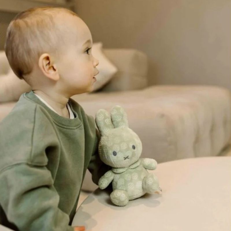 Miffy Λούτρινο Βελουτέ 20cm Green Flower