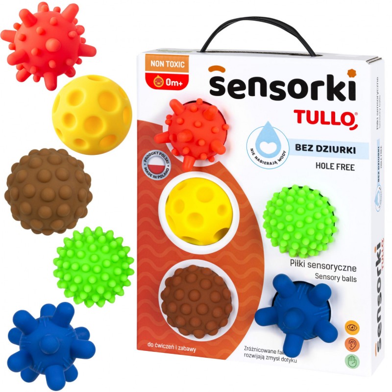 Tullo Σετ Με Παιχνίδια Αισθήσεων 5 τμχ Sensory Balls