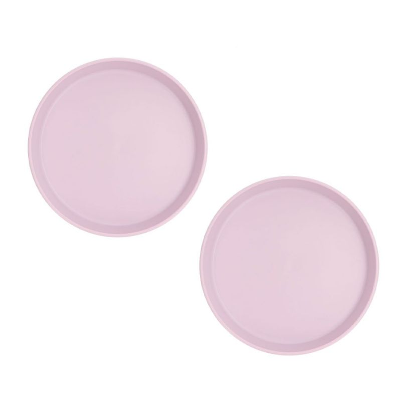 Tutete Σετ Σιλικονούχα Πιάτα 2 τμχ Για 6+ Μηνών Lilac