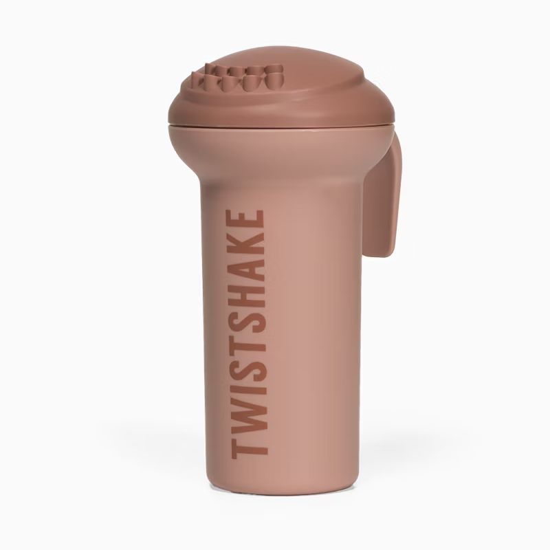 Twistshake Βρεφικό Πτυσσόμενο Μπανάκι με Μειωτή Και Βοηθητική Κανάτα Faded Pink