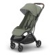 Uppababy Minu V3 Ελαφρύ Βρεφικό Καρότσι Evelyn - Meadow Green | Carbon Frame | Chestnut Leather