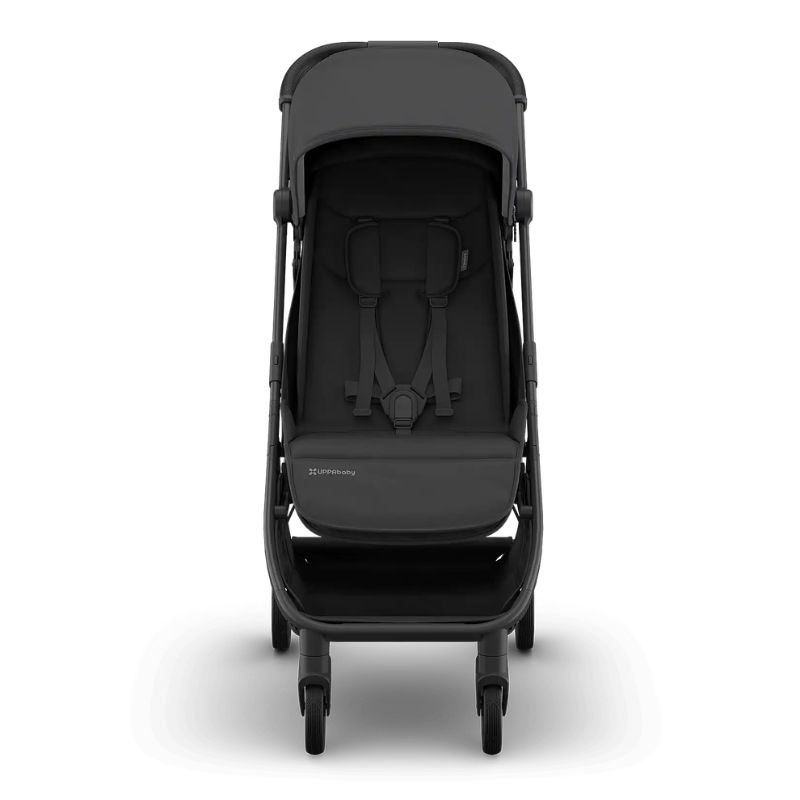 Uppababy Minu V3 Ελαφρύ Βρεφικό Καρότσι Jake - Charcoal | Carbon Frame | Black Leather