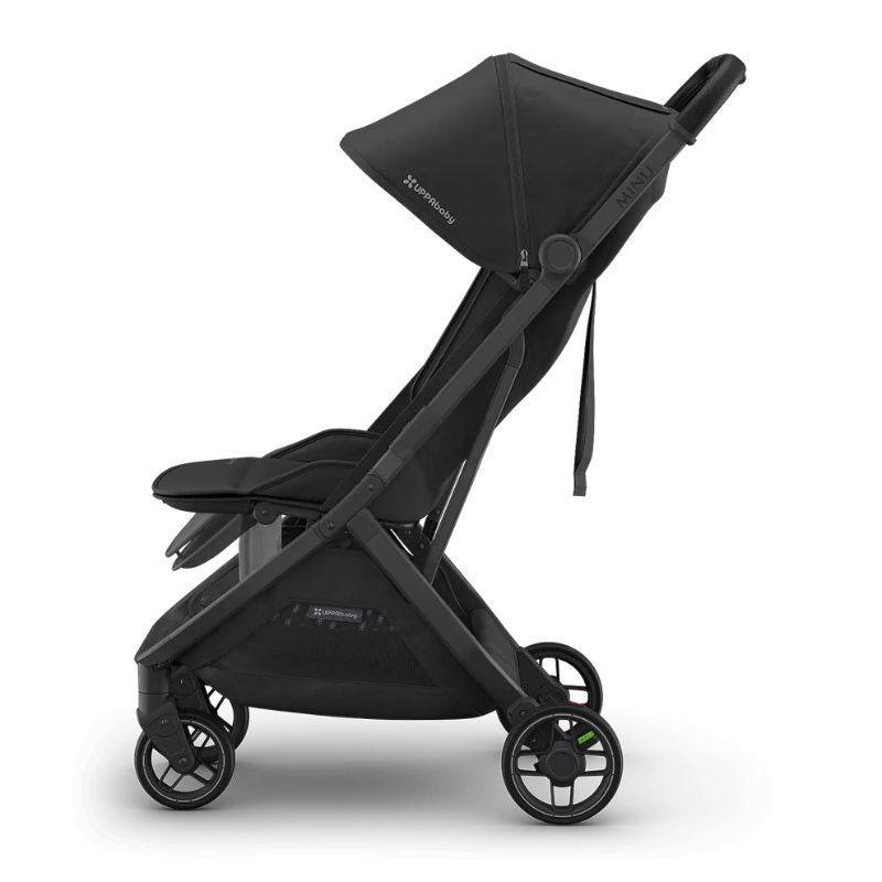 Uppababy Minu V3 Ελαφρύ Βρεφικό Καρότσι Jake - Charcoal | Carbon Frame | Black Leather