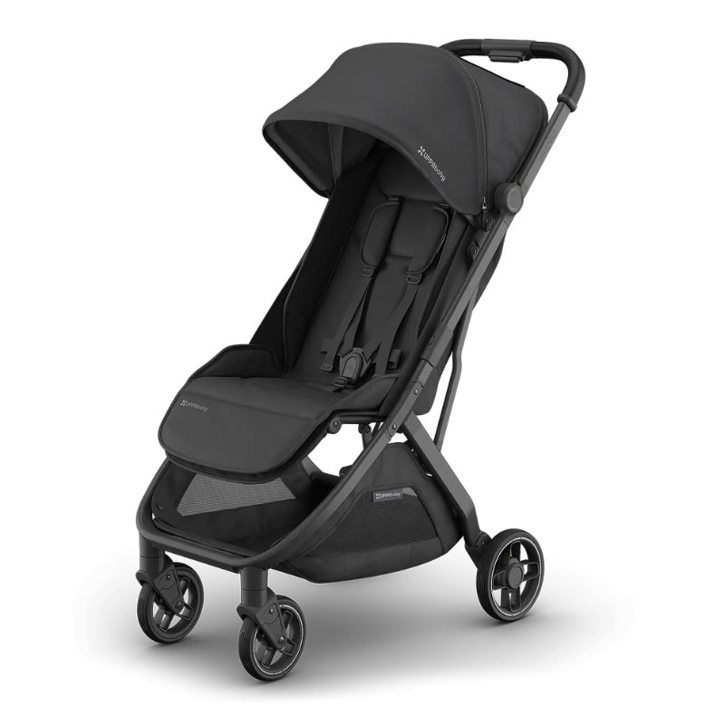 Uppababy Minu V3 Ελαφρύ Βρεφικό Καρότσι Jake - Charcoal | Carbon Frame | Black Leather