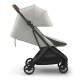 Uppababy Minu V3 Ελαφρύ Βρεφικό Καρότσι Savannah - Pearl Gray Melange | Carbon Frame | Chestnut Leather