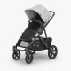 Uppababy Vista V3 Σύστημα Μεταφοράς 2-Σε-1 Savannah - Pearl Gray Jacquard | Carbon Frame | Chestnut Leather